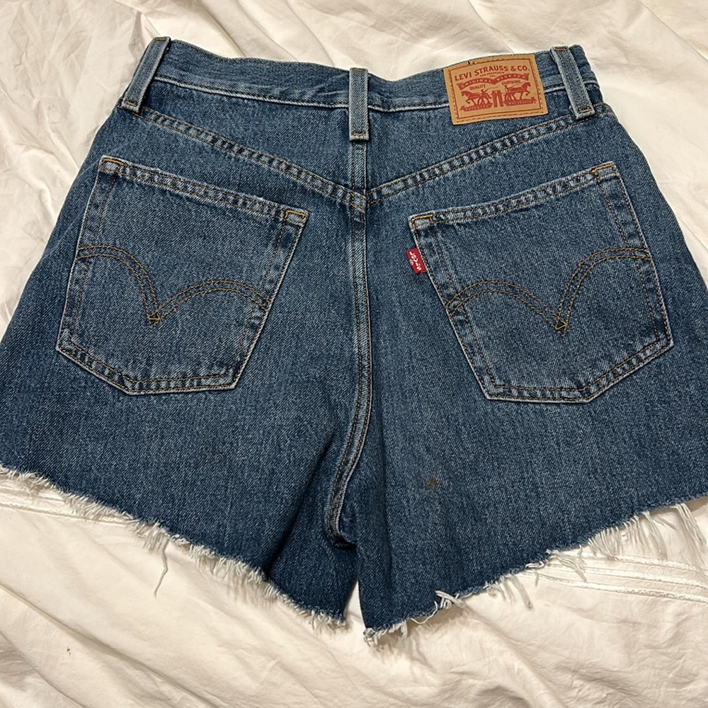 Levi's High Waisted Mom Shorts
